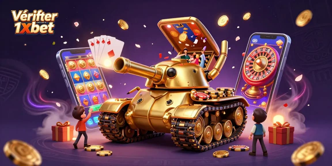 Vérifier coupon 1xbet efficacement avec cette illustration captivante, optimisant vos gains.