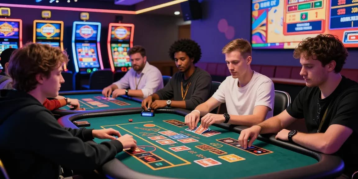 Players experiencing the thrill of online credit card casinos at https://ecpc.org.uk, with vibrant gaming atmosphere and engaging promotions.