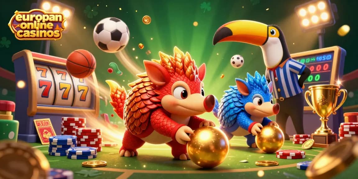 Engage with vibrant action at european online casinos featuring rival pangolins and slot games.