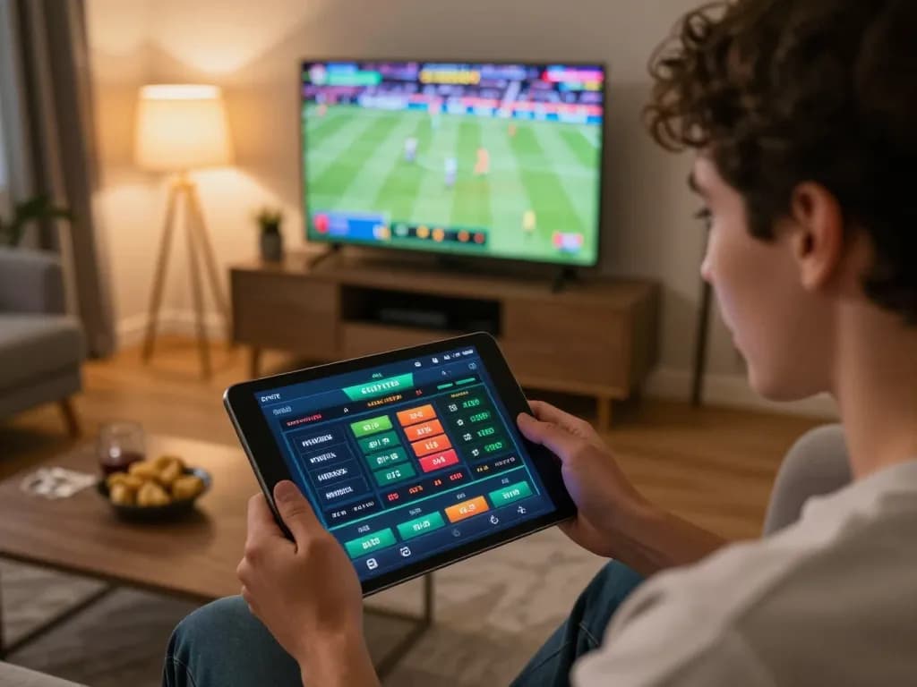 KQBD live sports betting scene showcasing dynamic gaming interface and focused user engagement
