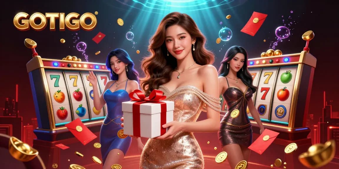 Berinteraksi dengan GOTOTO dan menangkan besar di kasino dengan gulungan slot meriah dan simbol keberuntungan.