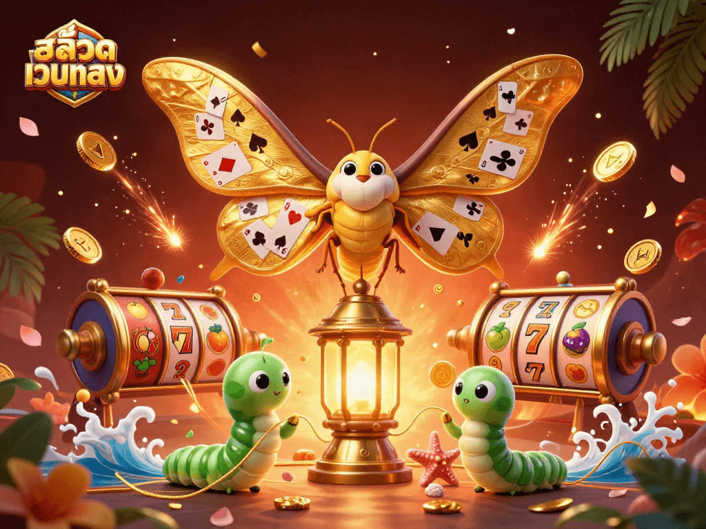 Engage with สล็อตเว็บตรง and experience thrilling moments through a vibrant 3D casino scene.