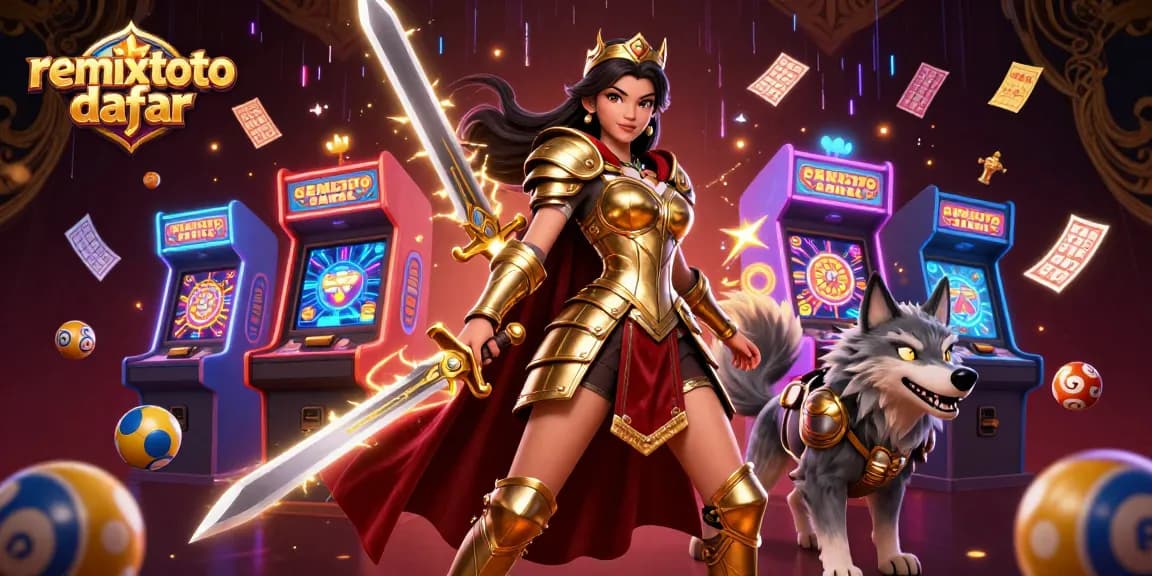 Experience thrilling gameplay at remixtoto daftar with engaging lottery elements and vibrant arcade visuals.