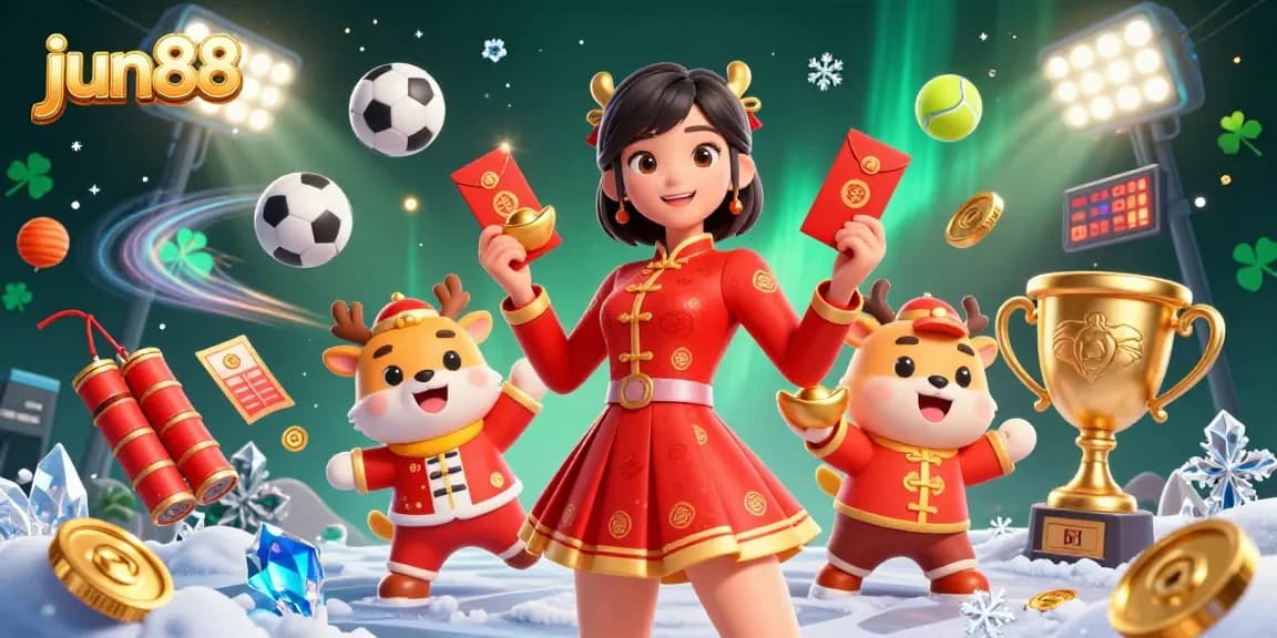Experience thrilling gameplay at jun88 with vibrant scenes from the Lunar New Year celebration, featuring exciting casino action.