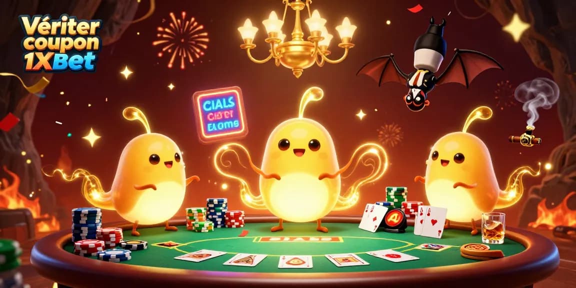 Vérifier coupon 1xbet: Assurez-vous que votre pari est validé avec ce guide interactif dans un casino animé.