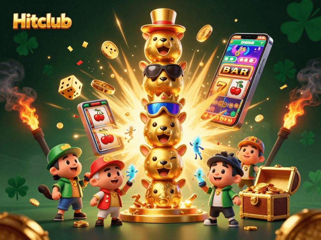 Hitclub offers dynamic casino fun with high-stakes slot machines, golden treasures, and vibrant gameplay.