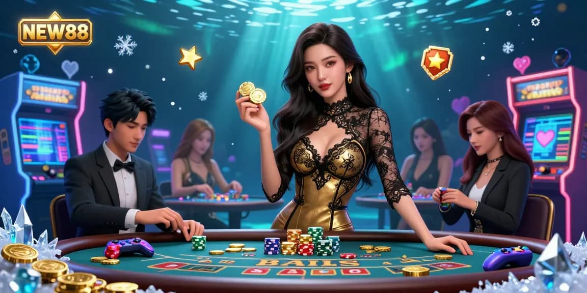 Experience high-stakes baccarat at NEW88 with glamorous gameplay and stunning visuals.