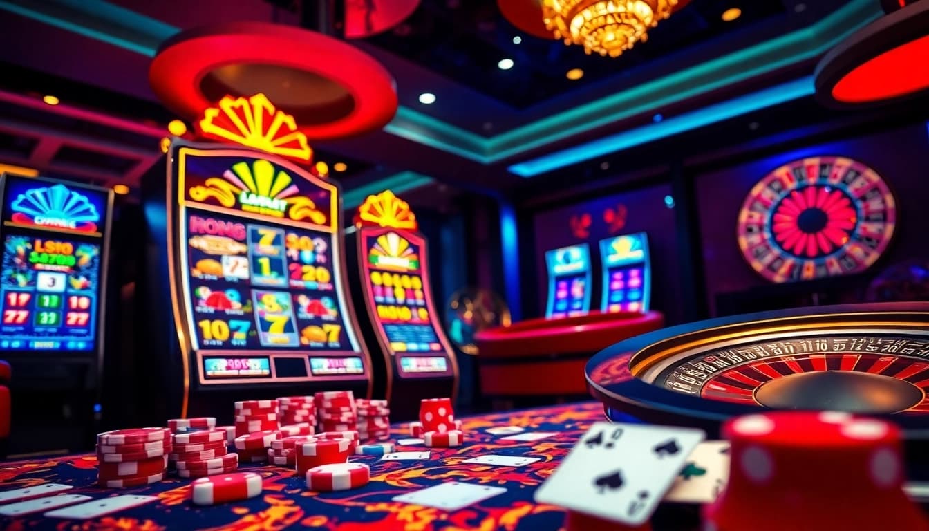 L567 engages players with thrilling slot machines and vibrant casino elements