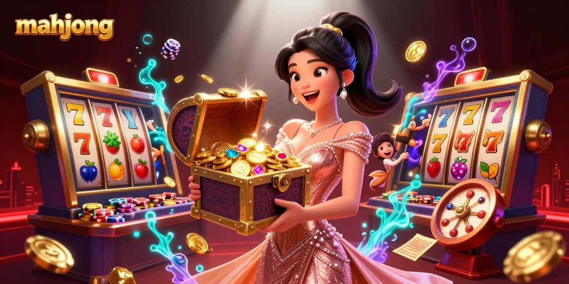 Experience thrilling mahjong action with vibrant slot machines and joyful gameplay