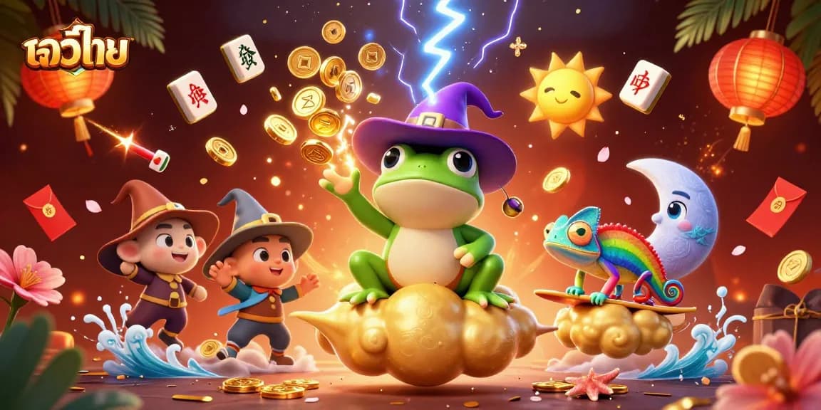 เล่นเกมคาสิโนที่เอวีไทย พร้อมฟ้าผ่าของเหรียญทองและมังกรหลากสี