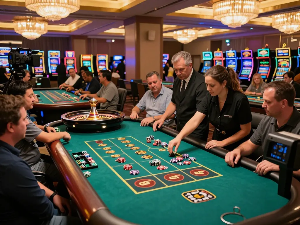 Players enjoying an exciting game at the 789win club roulette table with vibrant chips.