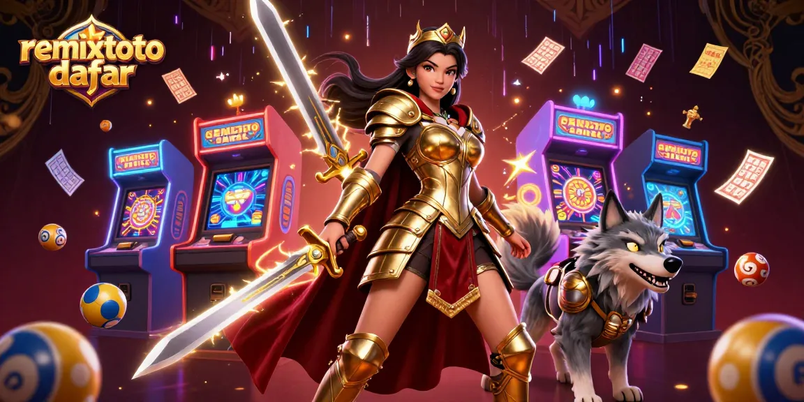Experience thrilling gameplay at remixtoto daftar with engaging lottery elements and vibrant arcade visuals.