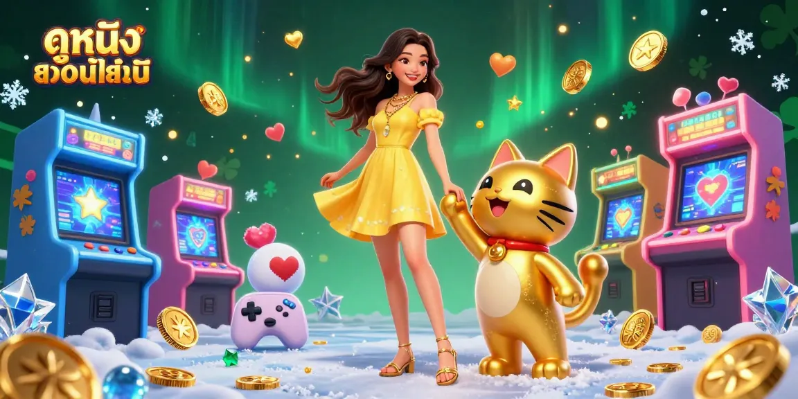 Engage with ดูหนังออนไลน์ featuring entertaining cinematic scenes rich in gaming elements and gold coins.