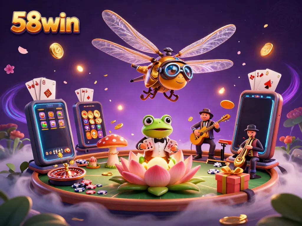 Experience thrilling gameplay and excitement at 58win with engaging characters and casino elements.