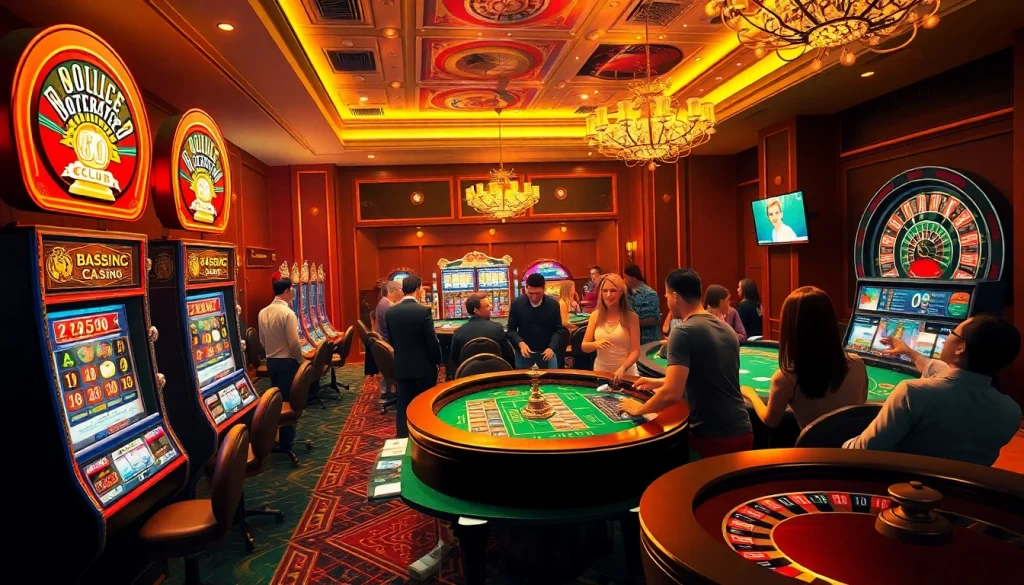Experience the exhilarating vibe of b52club with players at a vibrant casino table.