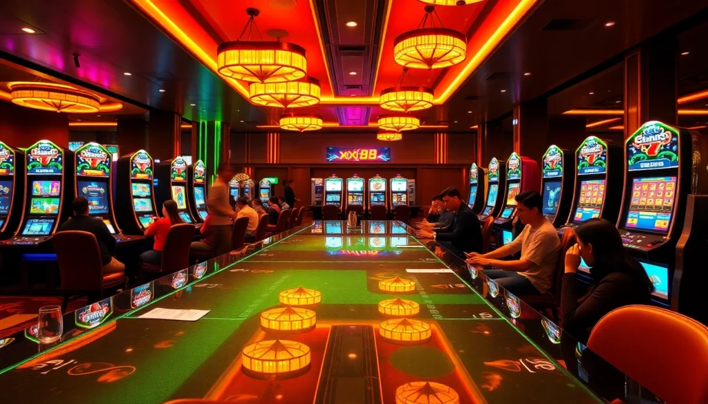 Experience thrilling gameplay at https://xx88.promo/ with vibrant slot machines and modern casino interfaces.