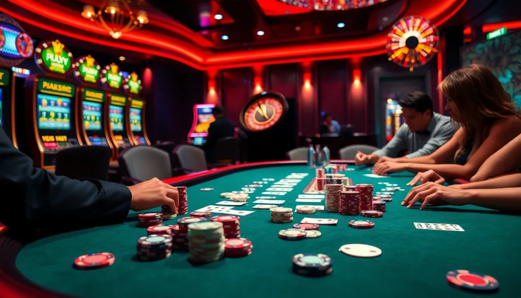 Experience high-stakes gaming at Sunwin with engaging poker action and shining chips.