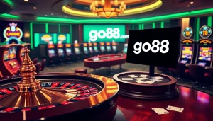Experience top-notch online gaming at go88. com with vibrant casino visuals and thrilling table action.