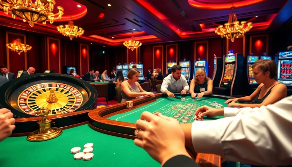 Exciting gaming experience at 789club casino with roulette and poker activities