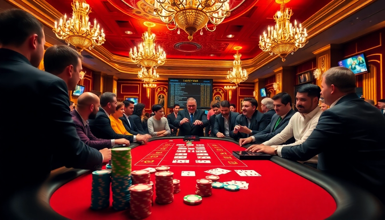 Experience the thrill of high-stakes poker at https://luckywin.name with vibrant chips and professional tables.