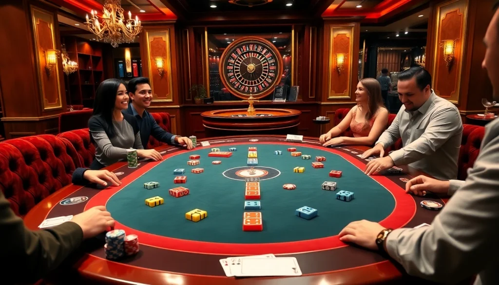 אווירת משחק מרתקת של רמיקוב אונליין בסביבה של קזינו יוקרתי.