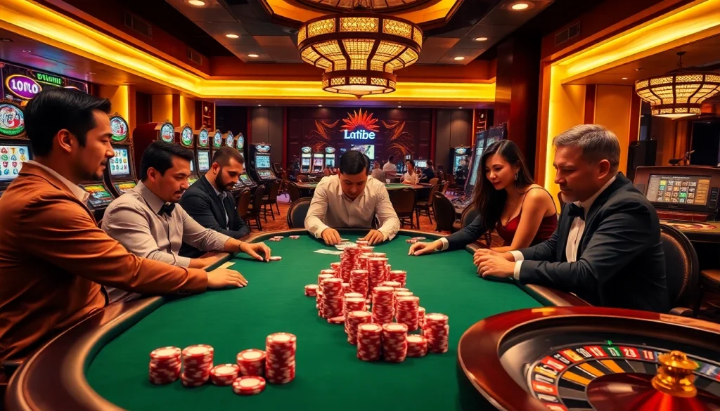 Experience the thrill of winnings at Trang chủ DH88 with high-stakes poker and vibrant casino elements.