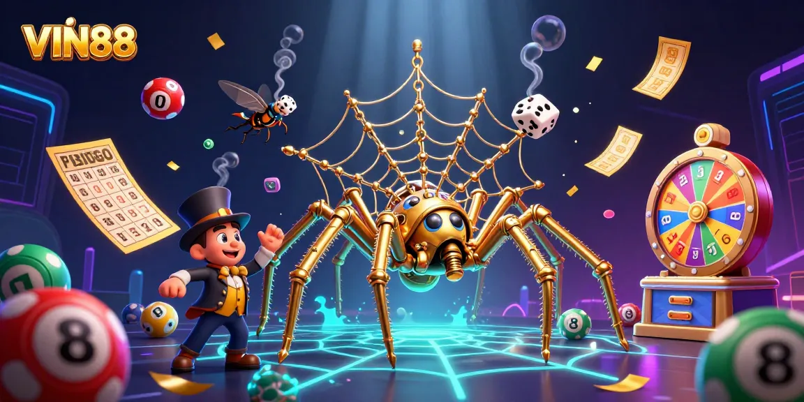 Engage with VIN88's colorful lottery experience featuring dynamic elements and rich visuals.